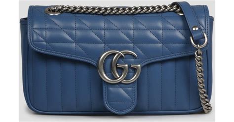 gucci marmont blau|Gucci Marmont collection.